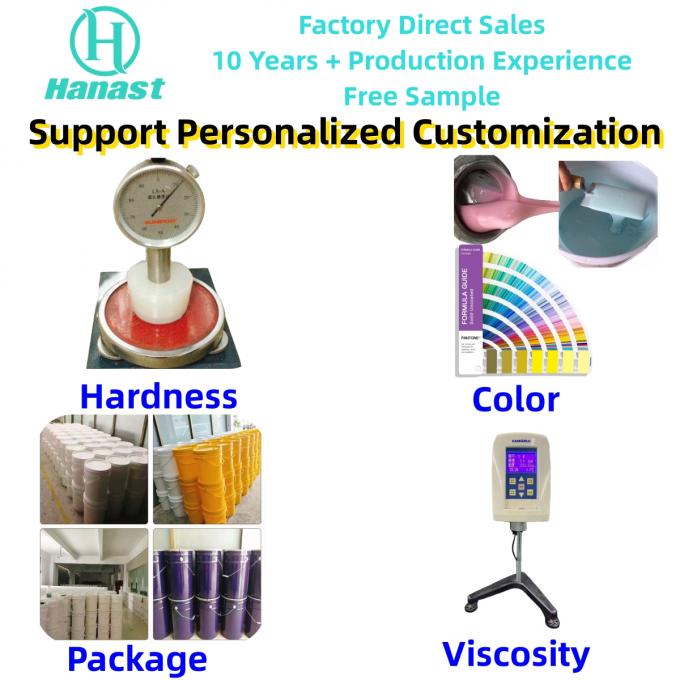 Industrial RTV2 Tin Cure Silicone Rubber Clear Liquid Room Temperature Mold Making Gel 1