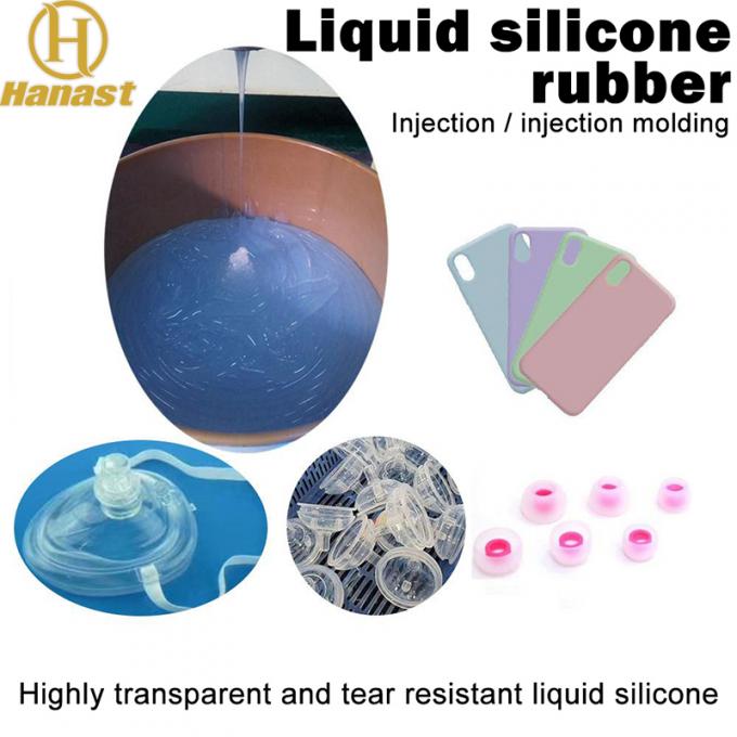 Platinum Cured Transparent Liquid Silicone Rubber Two Component Food Grade For Mold Making 0