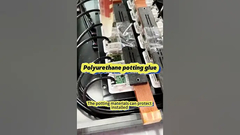 Polyurethane potting glue