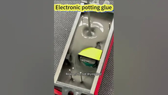 why the electronic potting glue does not dry