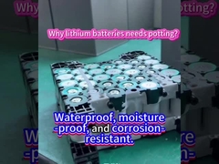 Why lithum battery needs potting compound?