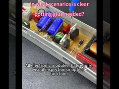 transparent potting glue 