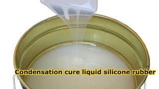 Condensation cure liquid silicone rubber for gypsum and concrete mold making