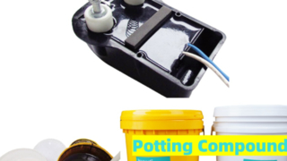Flexible repairable silicone potting compound for automotive electronic controller