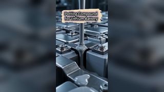 Batch stable silicone potting compound for mass production of electronic equipment