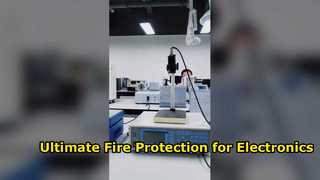 Flame retardant epoxy potting compound for safety critical industrial electronics