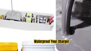Waterproof silicone potting compound for outdoor charging equipment protection